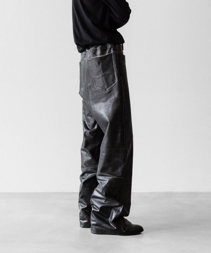 SUBLATIONS サブレーションズのCRACKING COATED WIDE PANTSのWHITE BASE 公式通販サイトsession福岡セレクトショップ
