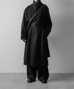 画像をギャラリービューアに読み込む, ssstein(シュタイン)の24AWコレクション LAY CHESTER COAT - BLACK 公式通販サイトsession福岡セレクトショップ
