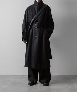 ssstein(シュタイン)の24AWコレクション LAY CHESTER COAT - BLACK 公式通販サイトsession福岡セレクトショップ