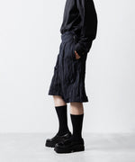 画像をギャラリービューアに読み込む, 【UJOH】SIDE BELT SHORT PNT - NAVY STRIPE
