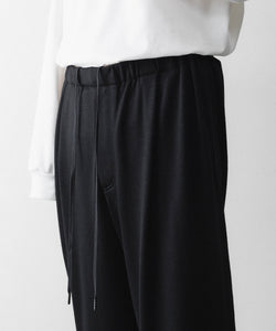ssstein / シュタイン】WIDE TAPERED PANTS - BLACK | 公式通販サイト