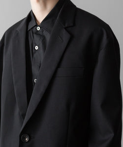 ssstein(シュタイン)の24AWコレクション OVERSIZED SINGLE BREASTED JACKET - BLACK 公式通販サイトsession福岡セレクトショップ