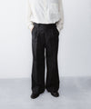 【paratrait】WOOL NONKE SLACKS - BLACK