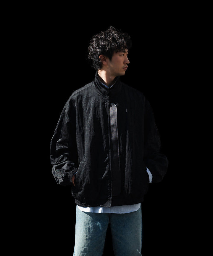 ssstein(シュタイン)のSHRUNK NYLON OVERSIZED FLIGHT JACKET - BLACKの公式通販サイトsession福岡セレクトショップ
