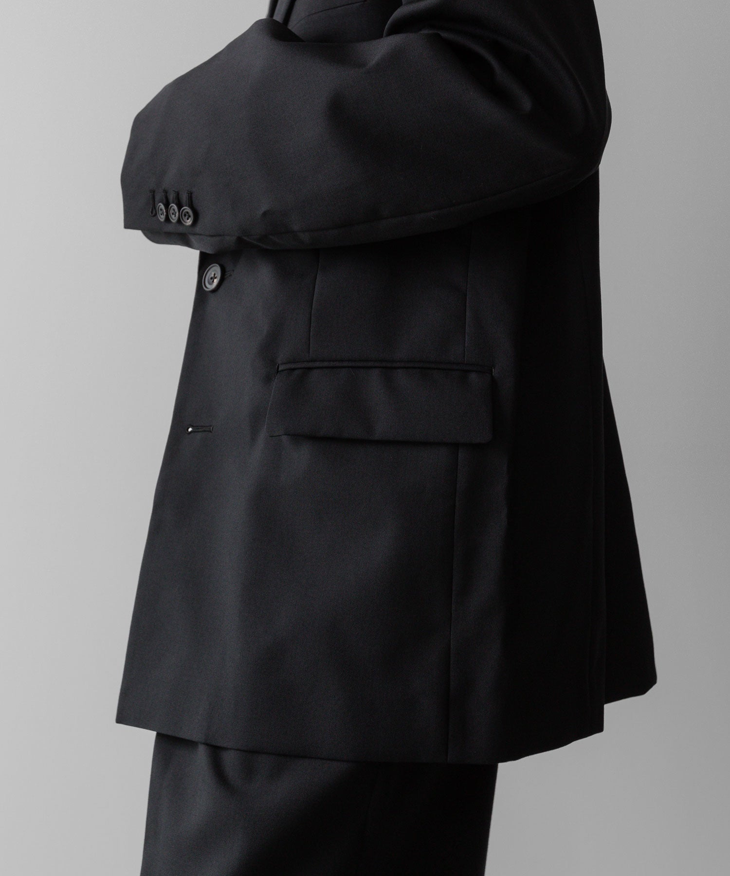 ssstein(シュタイン)の24AWコレクション OVERSIZED SINGLE BREASTED JACKET - BLACK 公式通販サイトsession福岡セレクトショップ