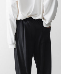 ssstein / シュタイン】WIDE TAPERED PANTS - BLACK | 公式通販サイト