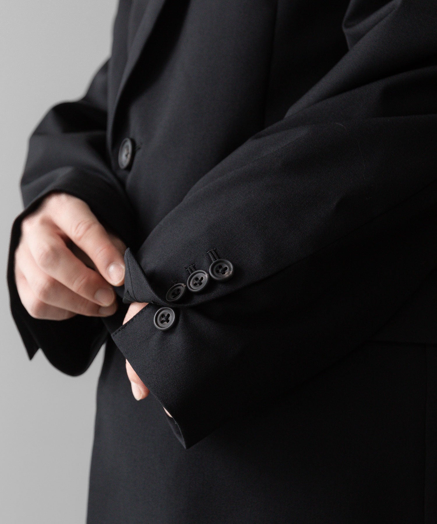 ssstein(シュタイン)の24AWコレクション OVERSIZED SINGLE BREASTED JACKET - BLACK 公式通販サイトsession福岡セレクトショップ