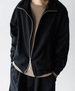 KANEMASA PHIL.】36G NEEDLE PUNCH PIPING BLOUSON - BLACK | 公式通販