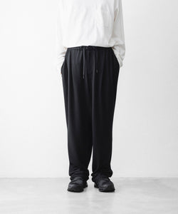 ssstein / シュタイン】WIDE TAPERED PANTS - BLACK | 公式通販サイト