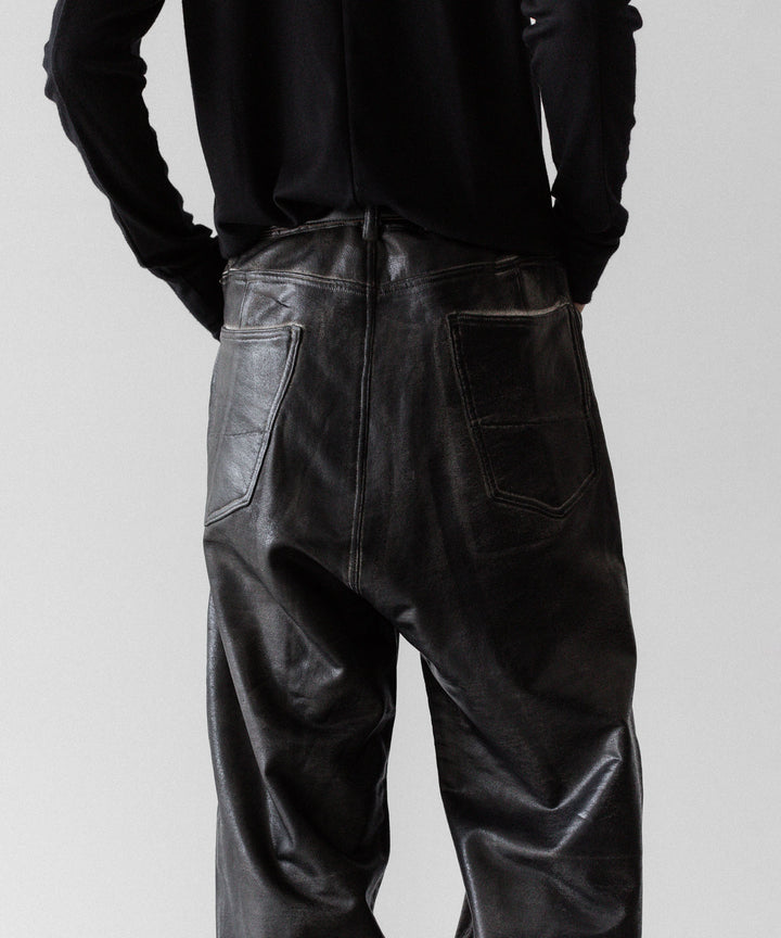 SUBLATIONS サブレーションズのCRACKING COATED WIDE PANTSのWHITE BASE 公式通販サイトsession福岡セレクトショップ