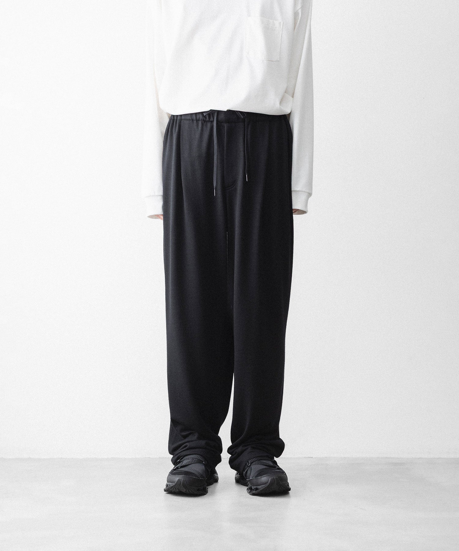 ssstein / シュタイン】WIDE TAPERED PANTS - BLACK | 公式通販サイト