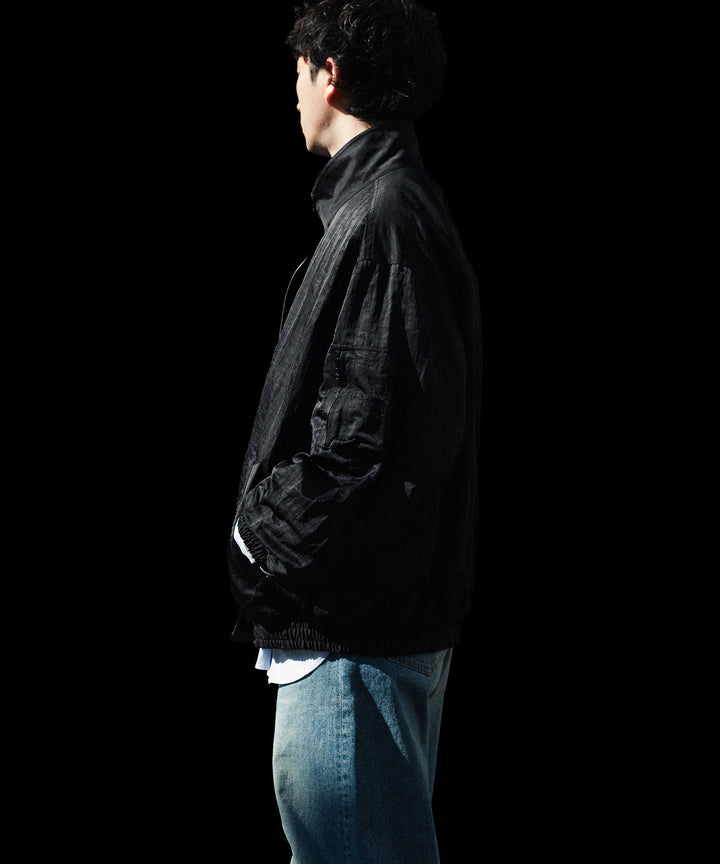 ssstein(シュタイン)のSHRUNK NYLON OVERSIZED FLIGHT JACKET - BLACKの公式通販サイトsession福岡セレクトショップ