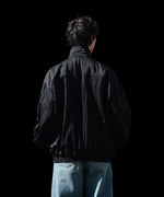 画像をギャラリービューアに読み込む, ssstein(シュタイン)のSHRUNK NYLON OVERSIZED FLIGHT JACKET - BLACKの公式通販サイトsession福岡セレクトショップ
