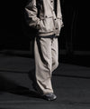 【KANEMASA PHIL.】36G FINE SWEAT DRAPING EASY PANTS - BEIGE KHAKI PIGMENT