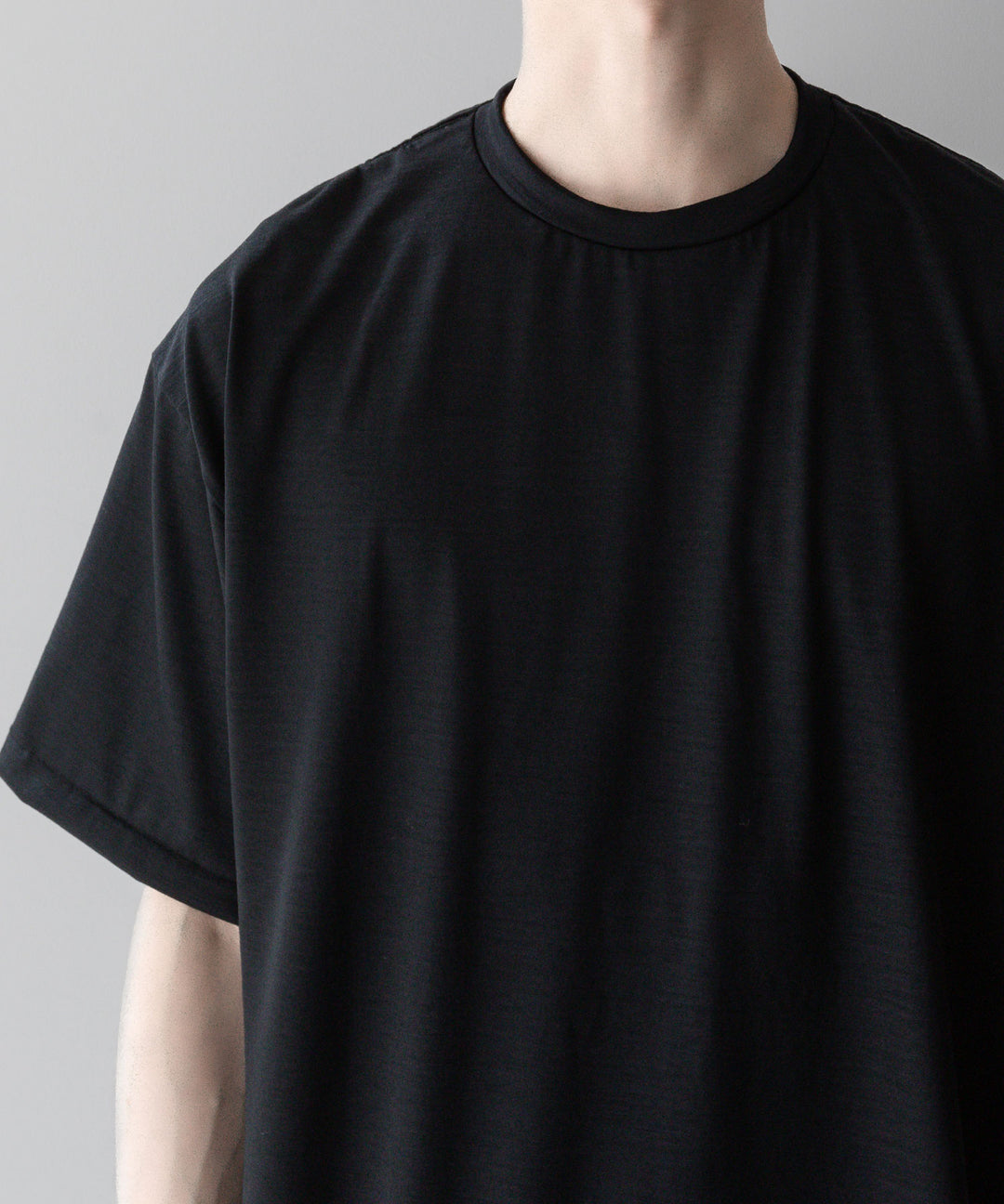 INTÉRIM - インテリムのEXTRA FINE MERINO WOOL S/S TEEのBLACKの公式通販サイトはsession福岡セレクトショップ