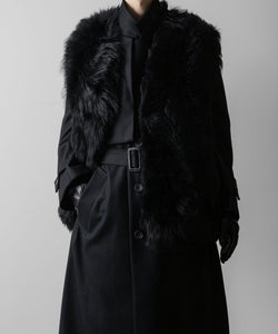 ssstein(シュタイン)の24AWコレクション SHEEP FUR VEST - BLACK 公式通販サイトsession福岡セレクトショップ