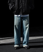 画像をギャラリービューアに読み込む, ssstein(シュタイン)のWIDE DENIM JEANS - INDIGOの公式通販サイトsession福岡セレクトショップ
