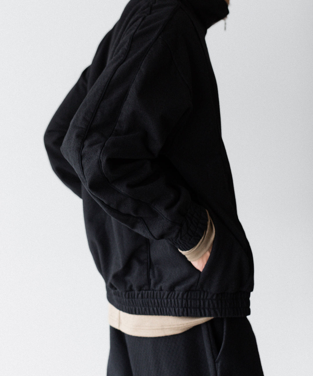 KANEMASA PHIL. カネマサフィル 36G NEEDLE PUNCH PIPING BLOUSONのBLACK 公式通販サイトsession福岡セレクトショップ 
