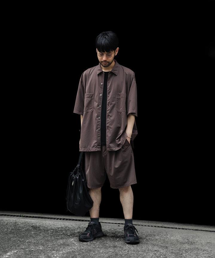 KANEMASA PHIL. カネマサフィルの36G NYLON BALISE SS SHIRTのBROWN DYEの公式通販サイトsession福岡セレクトショップ