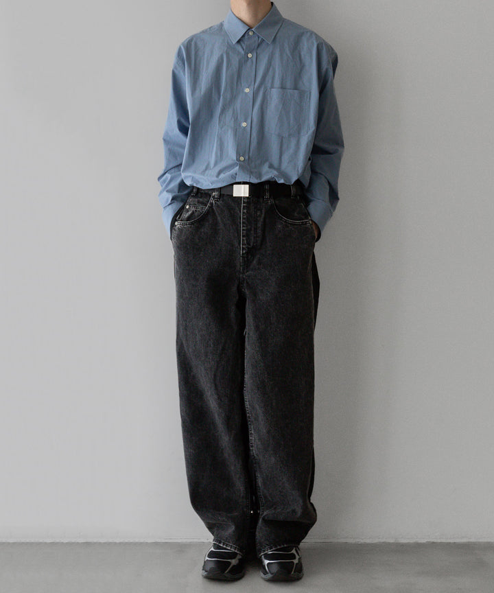 stein(シュタイン)の24SSコレクションOVERSIZED STANDARD SHIRTのBLUE