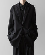 画像をギャラリービューアに読み込む, ssstein(シュタイン)の24AWコレクション OVERSIZED SINGLE BREASTED JACKET - BLACK 公式通販サイトsession福岡セレクトショップ
