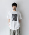 【ssstein】OVERSIZED PRINT TEE [SUBTLETY] - WHITE
