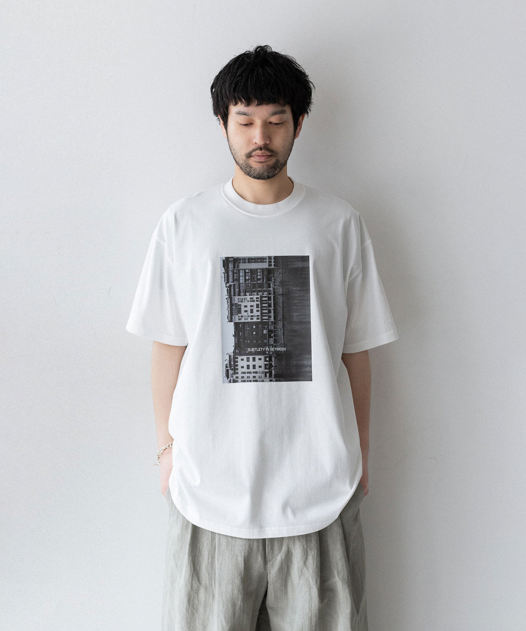 ssstein(シュタイン)のOVERSIZED PRINT TEE [SUBTLETY] - WHITEの公式通販サイトsession福岡セレクトショップ