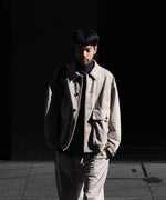 画像をギャラリービューアに読み込む, KANEMASA PHIL. カネマサフフィル36G FINE SWEAT WORK JACKETのBEIGE KHAKI PIGMENT公式通販サイトsession福岡セレクトショップ
