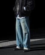 画像をギャラリービューアに読み込む, ssstein(シュタイン)のWIDE DENIM JEANS - INDIGOの公式通販サイトsession福岡セレクトショップ
