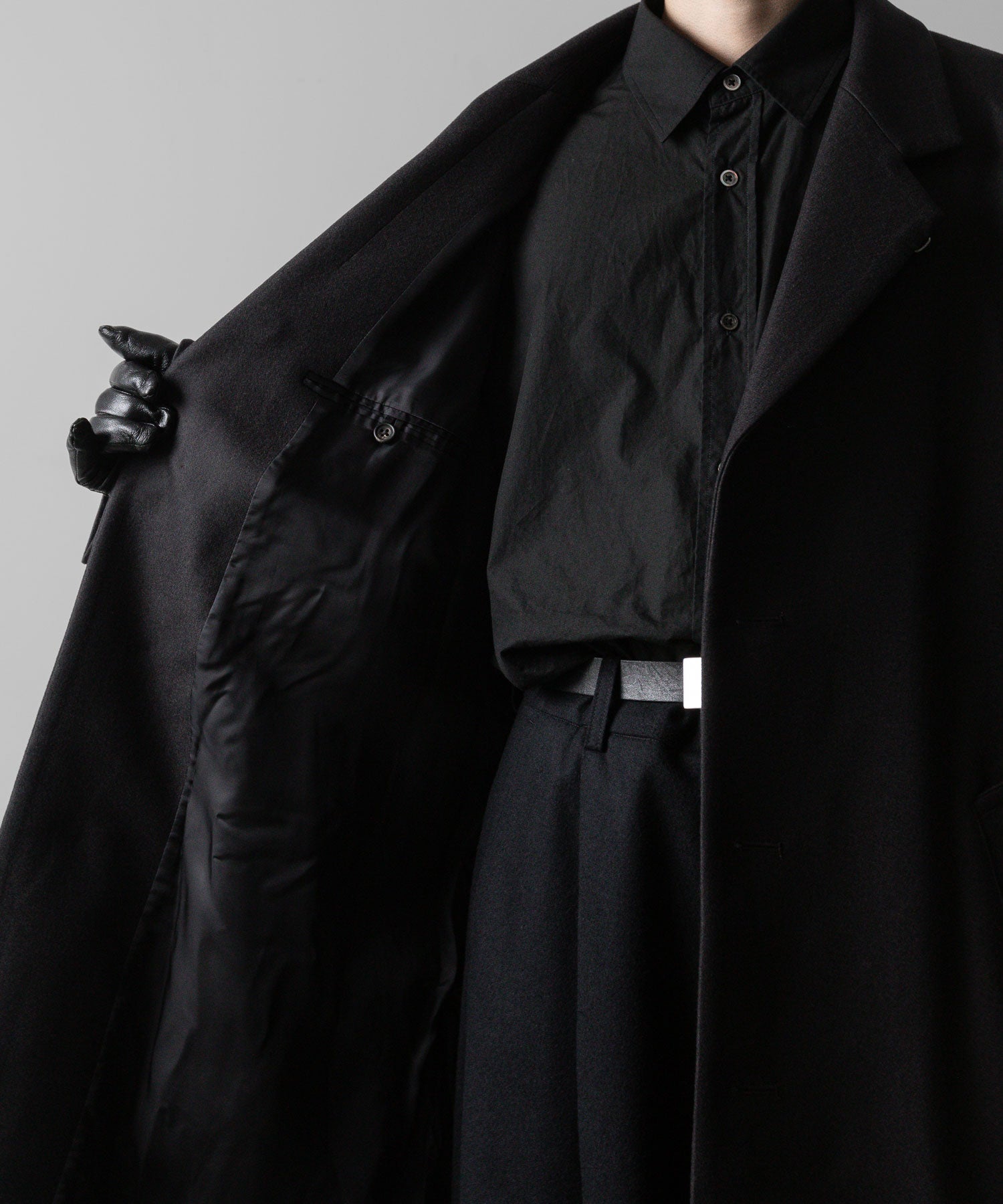 ssstein(シュタイン)の24AWコレクション LAY CHESTER COAT - DARK CHARCOAL 公式通販サイトsession福岡セレクトショップ