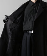 画像をギャラリービューアに読み込む, ssstein(シュタイン)の24AWコレクション LAY CHESTER COAT - DARK CHARCOAL 公式通販サイトsession福岡セレクトショップ
