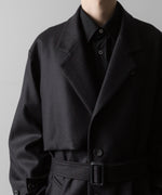 画像をギャラリービューアに読み込む, ssstein(シュタイン)の24AWコレクション LAY CHESTER COAT - DARK CHARCOAL 公式通販サイトsession福岡セレクトショップ
