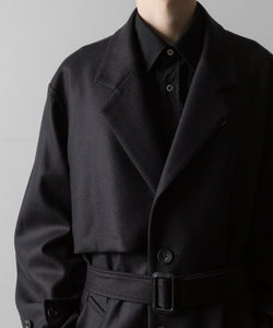 ssstein(シュタイン)の24AWコレクション LAY CHESTER COAT - DARK CHARCOAL 公式通販サイトsession福岡セレクトショップ