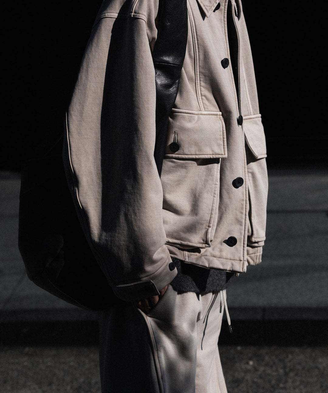 KANEMASA PHIL. カネマサフフィル36G FINE SWEAT WORK JACKETのBEIGE KHAKI PIGMENT公式通販サイトsession福岡セレクトショップ