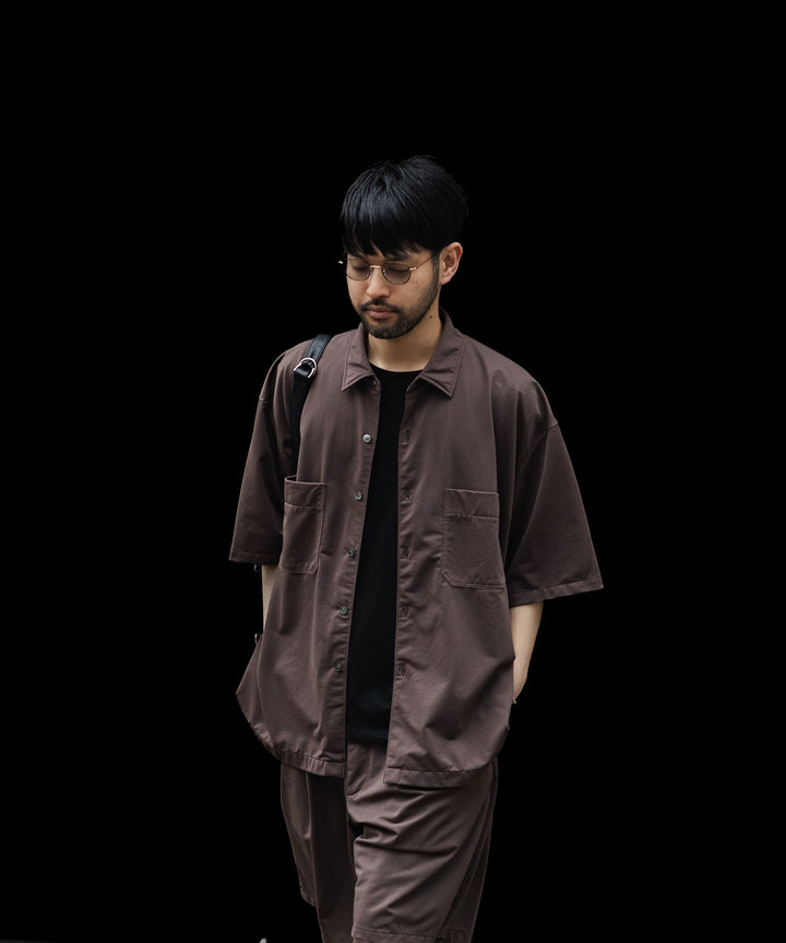 KANEMASA PHIL. カネマサフィルの36G NYLON BALISE SS SHIRTのBROWN DYEの公式通販サイトsession福岡セレクトショップ