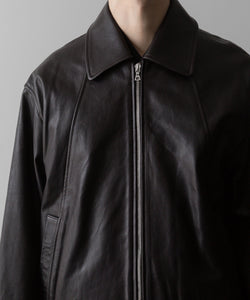 ssstein(シュタイン)の24AWコレクション LEATHER ZIP SHORT JACKET - DARK BROWN 公式通販サイトsession福岡セレクトショップ