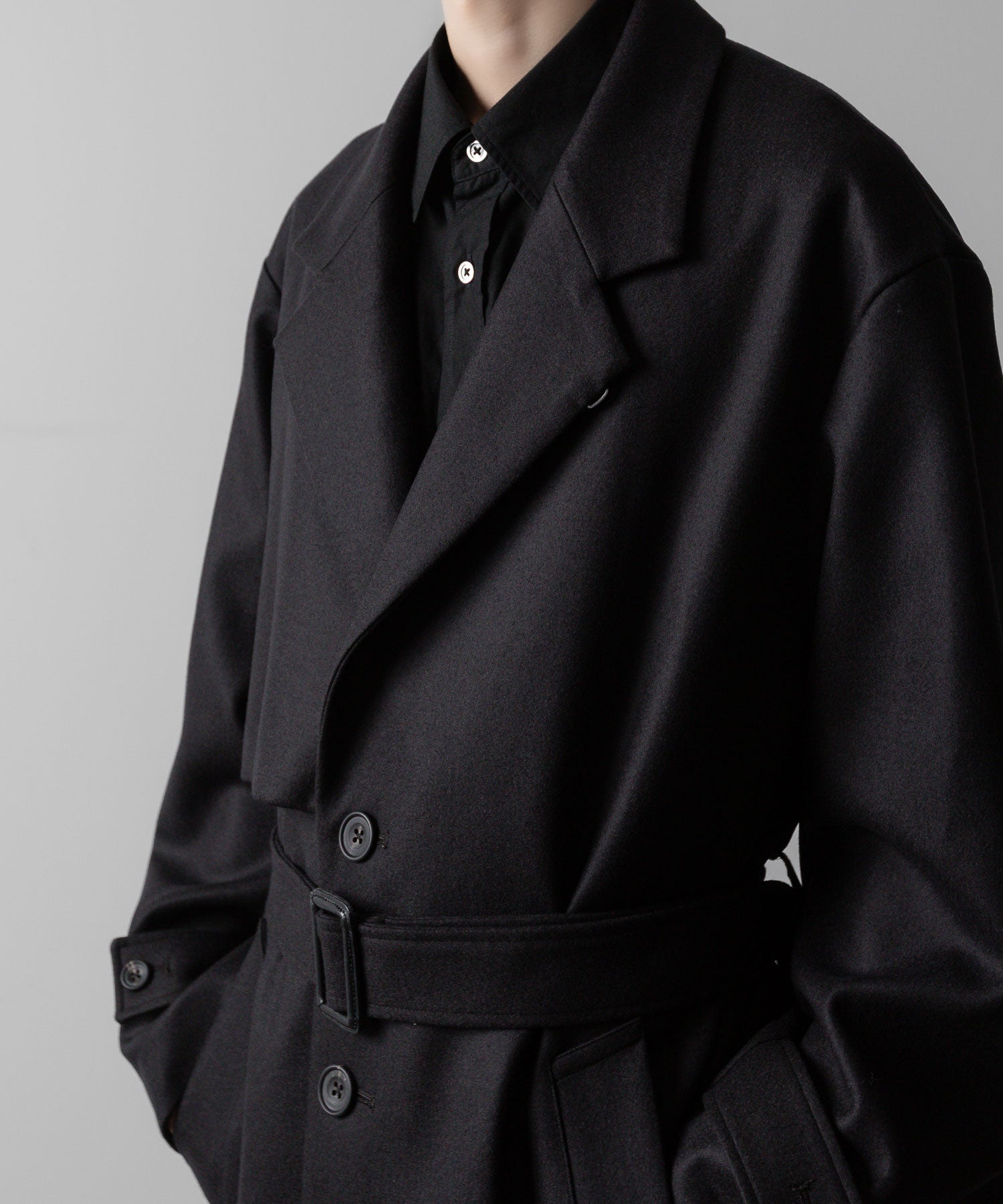 ssstein(シュタイン)の24AWコレクション LAY CHESTER COAT - DARK CHARCOAL 公式通販サイトsession福岡セレクトショップ