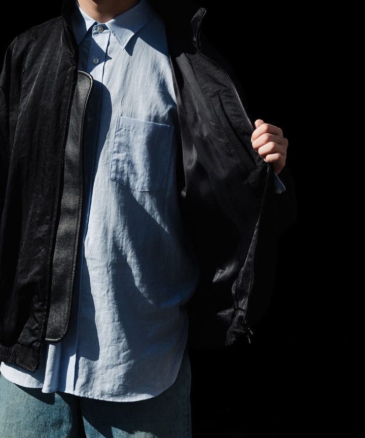 ssstein(シュタイン)のSHRUNK NYLON OVERSIZED FLIGHT JACKET - BLACKの公式通販サイトsession福岡セレクトショップ