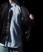 画像をギャラリービューアに読み込む, ssstein(シュタイン)のSHRUNK NYLON OVERSIZED FLIGHT JACKET - BLACKの公式通販サイトsession福岡セレクトショップ
