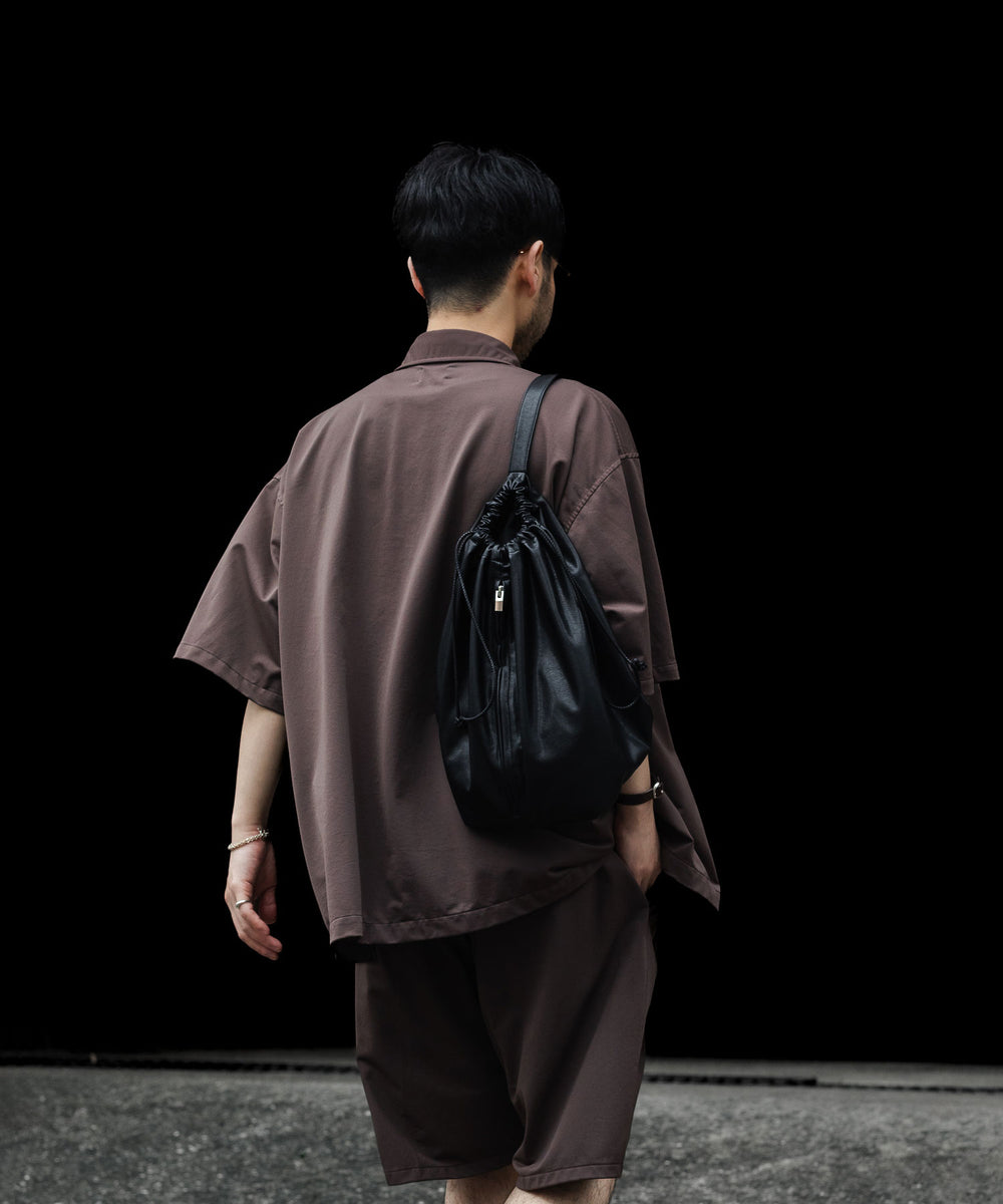 ATTACHMENT アタッチメントのSYNTHETIC LEATHER BUCKET BAG - BLACKの公式通販サイトsession福岡セレクトショップ