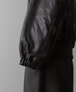 画像をギャラリービューアに読み込む, ssstein(シュタイン)の24AWコレクション LEATHER ZIP SHORT JACKET - DARK BROWN 公式通販サイトsession福岡セレクトショップ
