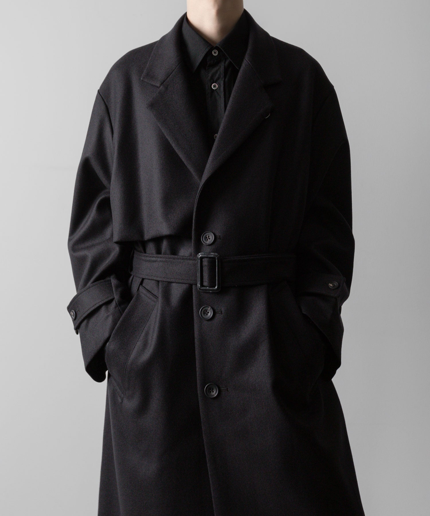 ssstein(シュタイン)の24AWコレクション LAY CHESTER COAT - DARK CHARCOAL 公式通販サイトsession福岡セレクトショップ