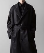 画像をギャラリービューアに読み込む, ssstein(シュタイン)の24AWコレクション LAY CHESTER COAT - DARK CHARCOAL 公式通販サイトsession福岡セレクトショップ
