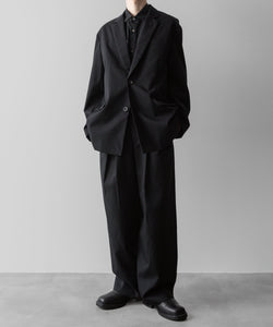 ssstein(シュタイン)の24AWコレクション OVERSIZED SINGLE BREASTED JACKET - BLACK 公式通販サイトsession福岡セレクトショップ