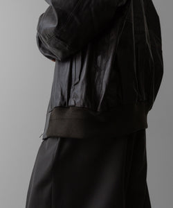 ssstein(シュタイン)の24AWコレクション LEATHER ZIP SHORT JACKET - DARK BROWN 公式通販サイトsession福岡セレクトショップ