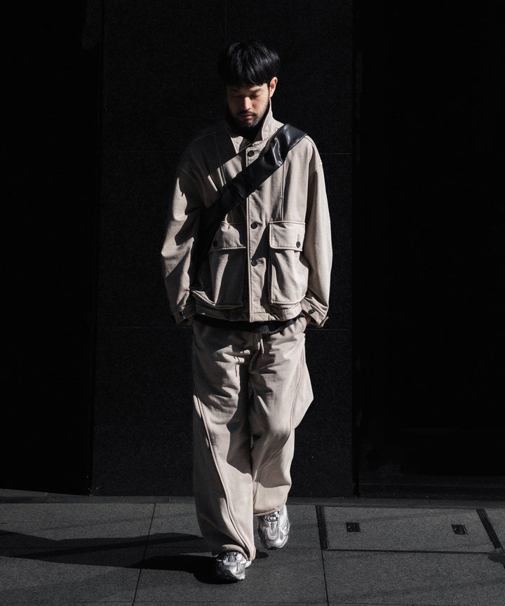 KANEMASA PHIL. カネマサフフィル36G FINE SWEAT WORK JACKETのBEIGE KHAKI PIGMENT公式通販サイトsession福岡セレクトショップ