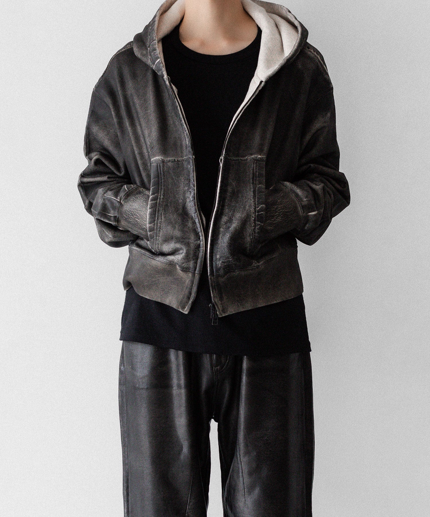 SUBLATIONS サブレーションズのCRACKING COATED WIDE PANTSのWHITE BASE 公式通販サイトsession福岡セレクトショップ