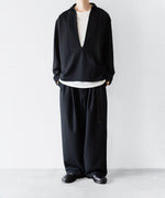 画像をギャラリービューアに読み込む, KANEMASA PHIL. カネマサフィル 36G NEEDLE PUNCH WIDE SLACKSのBLACK 公式通販サイトsession福岡セレクトショップ
