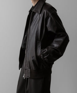 ssstein(シュタイン)の24AWコレクション LEATHER ZIP SHORT JACKET - DARK BROWN 公式通販サイトsession福岡セレクトショップ