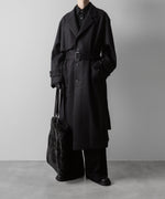 画像をギャラリービューアに読み込む, ssstein(シュタイン)の24AWコレクション LAY CHESTER COAT - DARK CHARCOAL 公式通販サイトsession福岡セレクトショップ
